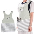 thumbnail image 4 of Ropa para transportar mascotas, delantal para sujetar gatos, chaleco, delantal con bolsillo para mascotas, suministros para mascotas, eficiencia óptima, 4 of 8