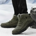 thumbnail image 7 of Tvtaop Men's Snow Boots Fashionable High Cut Cold Resistant Warm Snow Sports Shoes, 7 of 7