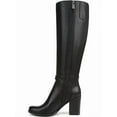 thumbnail image 3 of Naturalizer Women's Jane Knee High Boot Black Wide Calf 7W, 3 of 5