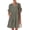 Army Green, variant on ANRABESS Women's Summer Casual Dress, V-Neck Ruffle Sleeve Tiered Mini Dress, Soft Comfy Fabric with Pockets for All-Day Wear Hot Pink X-Large