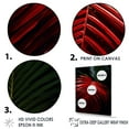 thumbnail image 3 of Designart "Monochromatic Photo Of Red Palm Trees" Palms & Palm Trees Floater Framed Canvas Art Print, 3 of 5