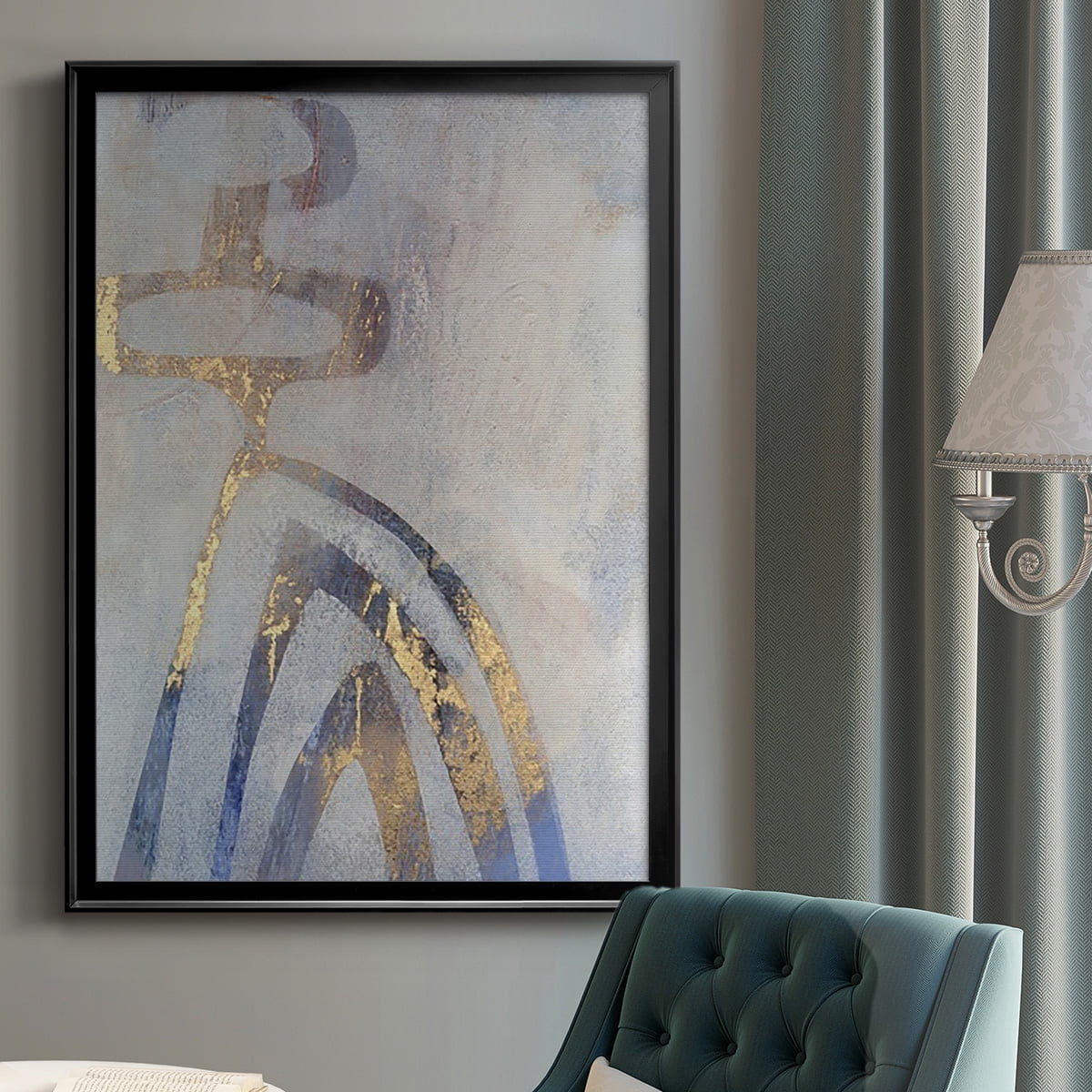 Linx III Premium Framed Print, in Gold, Black, or Silver - Ready to Hang