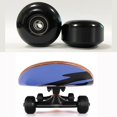 thumbnail image 4 of 4 Piezas (Blancas) Ruedas para Monopatín 52 mm 95A, PU 80% Resiliencia Ruedas de Repuesto con Rodamientos de Bolas ABEC-9 608 RS para Patinetas, 4 of 5