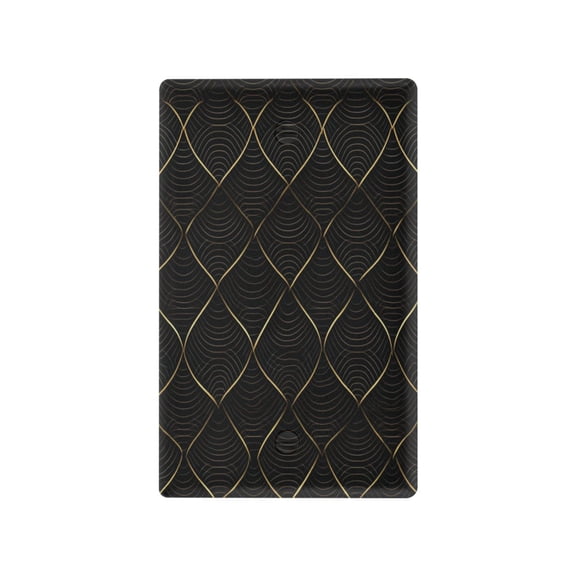 IAUYY Retardant PC Material Unused Outlet Cover Switch Plate Covers Easy DIY Installation with Screws Light Switch Cover Plate Artistic Style Presentation