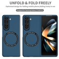 thumbnail image 2 of KAIYANG Funda rígida para teléfono Samsung Galaxy Z Fold5 5G con cubierta magnética compatible con MagSafe Style E Samsung Galaxy Z Fold5 Azure, 2 of 5