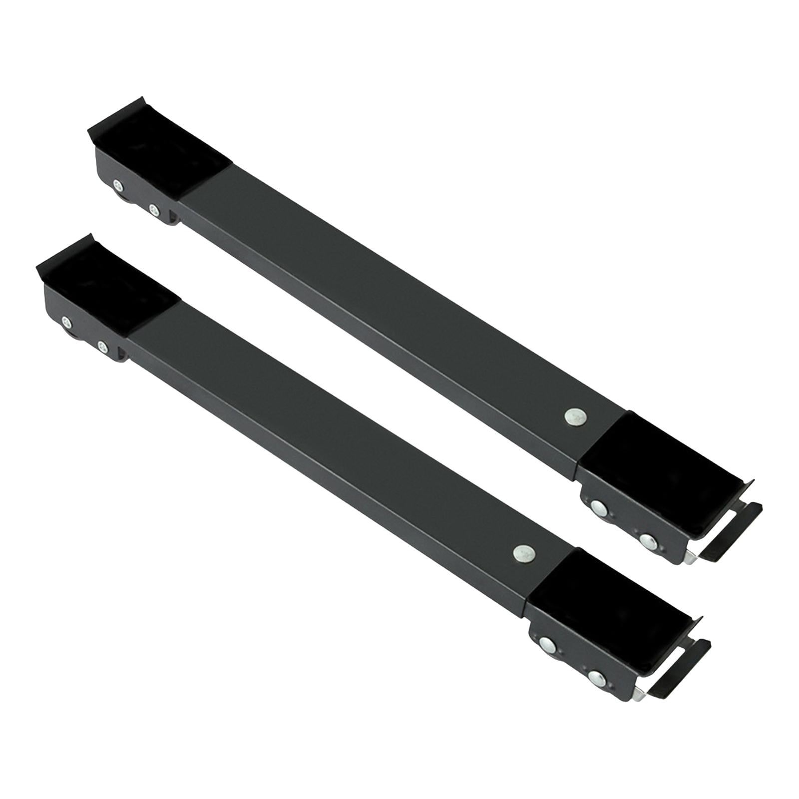 Baoblaze Appliance Rollers Mobile Roller Adjustable 17.7"-27.5" Easy to Move Refrigerator Black