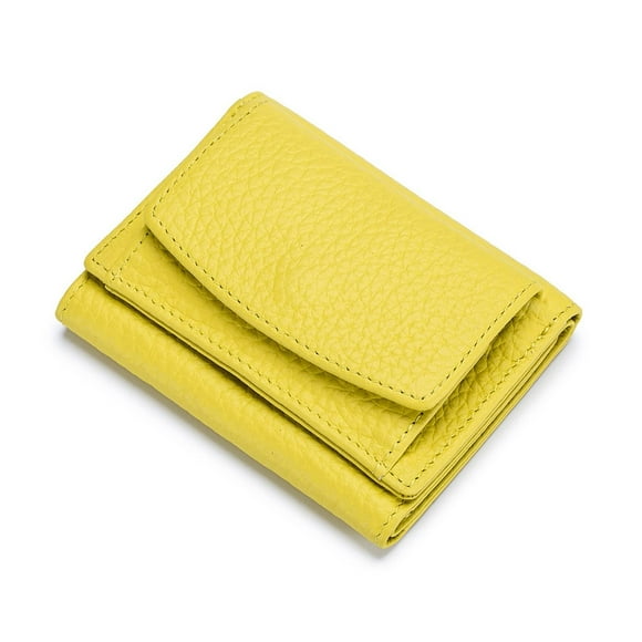 Wiueurtly 2024 New Rfid Blocking Card Holder Organizer Pocket Mini Wallet Anti Credit Card Folding Mini Wallet (B)