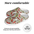 thumbnail image 6 of Lsque Colorful Chili Pattern Womens Comfort Cotton on Scuff With Memory Foam and Anti-skid Sole Slipper-35/36, 6 of 7