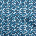 thumbnail image 1 of oneOone Georgette Viscose Medium Blue Fabric Christmas Diy Clothing Quilting Fabric Print Fabric By Yard 42 Inch Wide, 1 of 5
