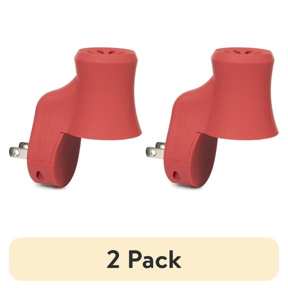 (2 pack) Mainstays Basic Aroma Accents Fragrance Plug, Red