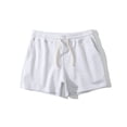 thumbnail image 2 of LYMAYTER Men Running Shorts Solid Color Cotton Loose-fit Jersey Drawstring for Sweat Short Pants S-4XL, 2 of 7
