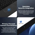 thumbnail image 3 of 15.6" FHD-IPS-Business-Laptop, 8 Cores Intel i5-12450H 16GB RAM 1TB SSD (Beat i7-11800H, Up to 4.4GHz) Backlit Keyboard Computer, 100W Type C Fingerprint WiFi 6 Numpad Win 11, 3 of 7