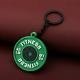 thumbnail image 3 of YANONELRY PVC Mini Barbell Plates Keychain -Kettlebells DlY Silicone Dumbbell Keyring -Gym Gifts for Gym Lovers Fitness Trainer Gift Backpack Jewelry, 3 of 7