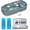 Camellia Grey, variant on Insulin Cooler Travel Case - Portable Refrigerated Medicine Case for Insulin Pen, Medication and Diabetic Supplies with 2 TSA Approved Ice Pack