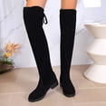 thumbnail image 4 of Yeahitch Boots for Women Knee High Breathable Womens Winter Boots Chunky Heel Tall Boots, 4 of 8