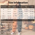 thumbnail image 3 of Halloween Colorblock Pumpkin Onesie, Zip-Up Hooded Flannel Jumpsuit with Jack-O-Lantern Face (1 PC) Multicolor L, 3 of 5