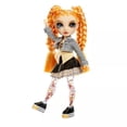 thumbnail image 4 of RAINBOW HIGH Sparkle and Shine - Clementine (naranja) - Muñeca de moda de 11"" con destellos líquidos en las piernas Agítelas para verlas brillar Ideal para niños y niñas de 4 a 12 años, 4 of 5