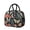 Mushrooms Butterflies Moon, variant on Obrewu Watercolor Floral Pattern Lunch Bag for Adult, Insulated, Leakproof, Oxford Cloth