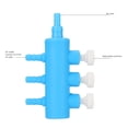 thumbnail image 1 of Oxygen Pump Adapter, Fish Tank Air Splitter, 2PCS Distributor Air Splitter Easy to Operate for Aquarium 2 Way,3 Way,4 Way,5 Way,6 Way, 1 of 7
