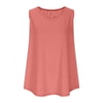 thumbnail image 5 of Posijego Plus Szie Tank Tops for Women V Neck Undershirts Loose Causal Summer Sleeveless Basic Tees Tunic Tops for Women, 5 of 8