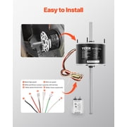 VEVOR 1/3HP RV Air Conditioner Motor with Capacitor, AC115V 3A, 1675 RPM, Replacement for Coleman Mach RV AC Fan Motor, Replaces Fasco D1092, 1468-306, 1468-3068, 1468-3069, 7184-0156, 7184-0432