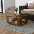 thumbnail image 2 of Mesa De Centro Maderkit Con Vidrio Color Caramelo marron, 2 of 6