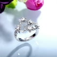 thumbnail image 5 of Up to 50% off 925 Sterling Silver Rings for Women Retro Wild Flower Zircon Ladies Ring Flower Ring Hand Jewelry Anniversary Ring, 5 of 5