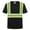 Black, variant on High Visibility Shirts for Men Women, Quick Dry Safety Short Sleeves T Shirts with Reflective Strips, Hi Vis Construction Work Shirt, Class 2 ,Blue ,X-Large