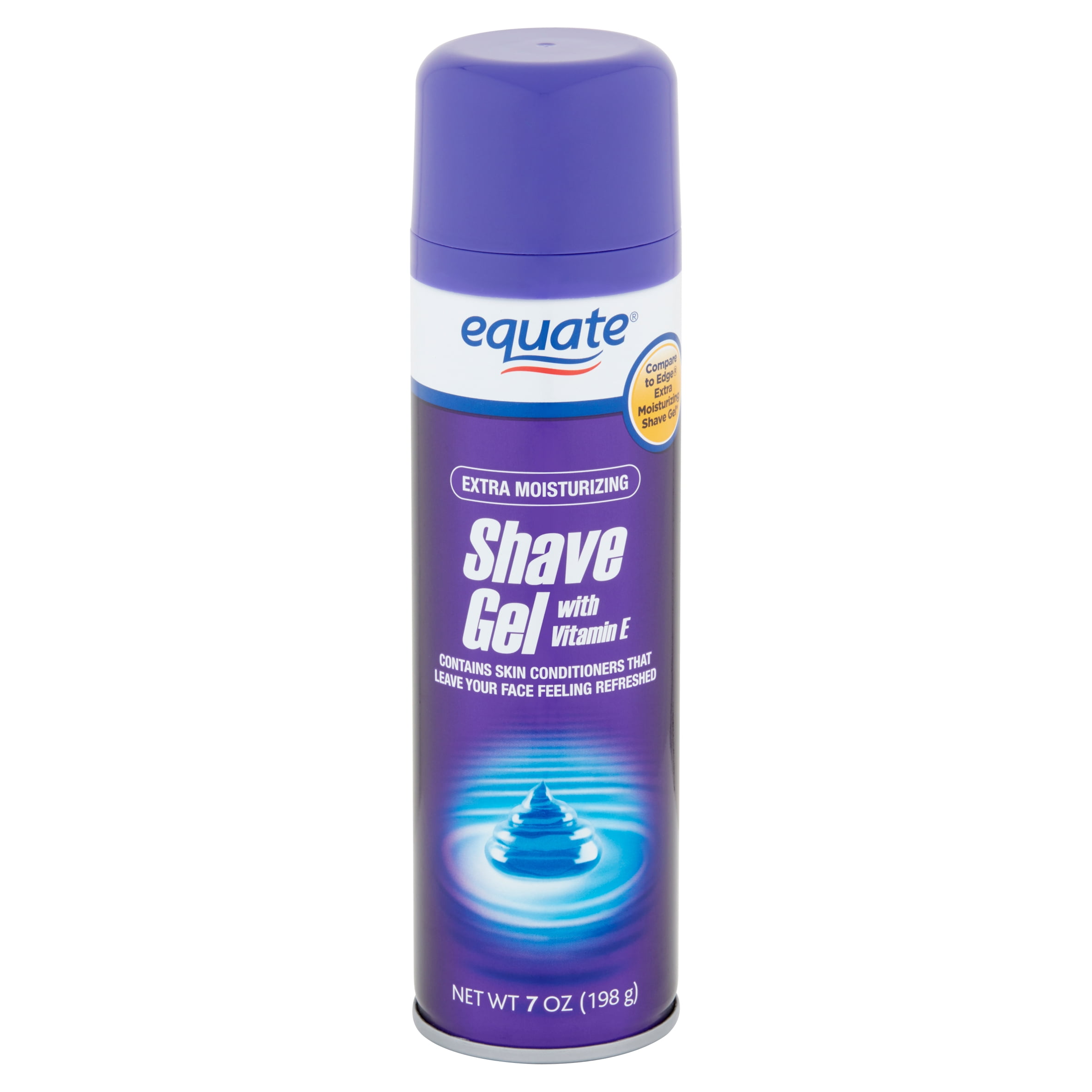 Equate Extra Moisturizing Shave Gel with Vitamin E, 7 oz