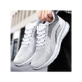 thumbnail image 3 of Fangasis Mens Casual Shoe Lightweight Running Sneaker Sport Athletic Shoes Driving Slip Resistant Sneakers White 8, 3 of 6