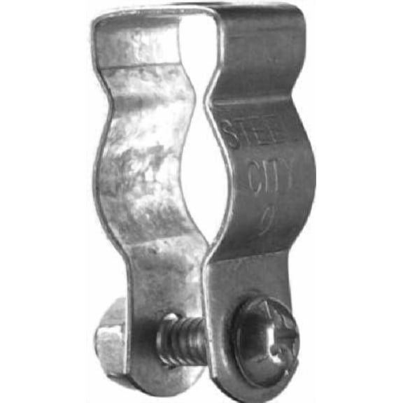Halex 67825 2-1/2" Steel Conduit Hanger With Bolt & Nut — Indoor & Outdoor Use, NEC-Compliant