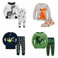 thumbnail image 2 of Conjunto de pijamas para niños y bebés, ropa de dormir de otoño, camisetas de manga larga y pantalones, novedad, 2 unidades, 2 of 2