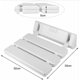 thumbnail image 4 of Asiento de ducha plegable azul Yjmei en aluminio y ABS, 330 X 320 X 70 Mm, 4 of 5