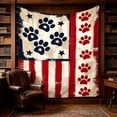 thumbnail image 1 of Independence Day Blanket Festive Flannel Blanket Soft Warm Throw Blanket For Home Sofa Bed Holiday Decoration, 1 of 9
