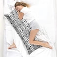 thumbnail image 4 of Boho Chic Floral Body Pillow Cover 20x54 - Vintage Fashion Long Pillow Case with Invisible Zipper - Artistic & Ethnic Patterns - Breathable Pillowcase, 4 of 7