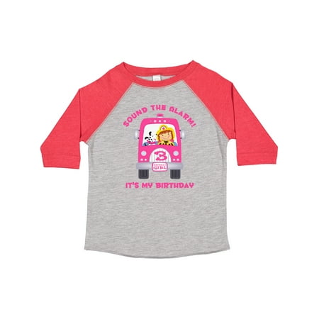

Inktastic Fire Truck Girl 3rd Birthday Girls Toddler T-Shirt