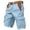 Sky Blue #22, variant on Dresfit Men's Cargo Shorts Knee Length Drawstring Shorts Summer 2026 Big and Tall Baggy Fishing Short Pants Stretch Elastic Waist Hiking Bottoms with Pockets 4XL