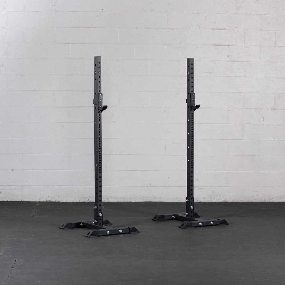 Titan Fitness T-3 Series Independent Squat Stand with Standard J-Hooks, 72-inch Steel, 1000 lb