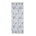 thumbnail image 2 of Levtex Home - Beach Life - Window Panel with Rod Pocket - One Curtain Panel 84 inch Length - Coastal Toile - Navy and Cream - 100% Cotton - Lined, 2 of 3