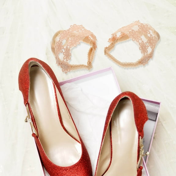 OFFIGAM 2 Pairs Heel Stoppers for High Heels, Anti- Lace Accessories for Women, Prevent Heel Slippage While Walking Comfortably