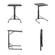Mainstays Adjustable Height Personal Folding Activity Table, Black