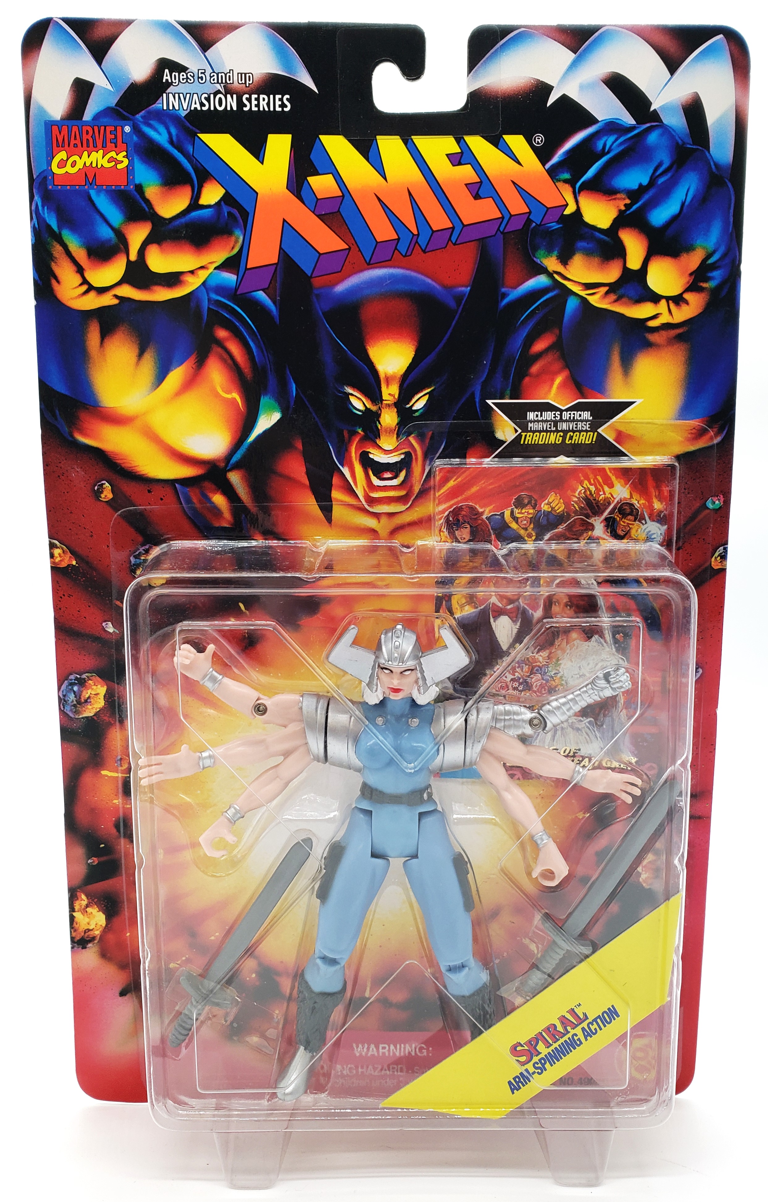 Marvel Comics X-Men Invasion Series Spiral Action Figure
