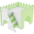 thumbnail image 1 of Double-Deck Villa With Ladder Light Green 1Set 7.9X5.9X5.9In, 1 of 5