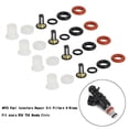 thumbnail image 4 of Kit de reparación de inyectores de combustible, 4 Uds., filtros, juntas tóricas compatibles con Acura RSX TSX Fit Honda Civic, 4 of 11