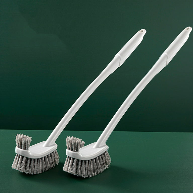 Multi-function Toilet Brush Easy to Brush Off Stain for Bathroom Toilet Cleaning, Size: 51, White