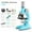 Blue, variant on YYHQDS Early Childhood Education Microscope for Kids, Biological Science HD Toy Microscope 100X 600X 1200X, Educational STEM Equipment for Primary School Children Clearance Sales Today Deals Prime