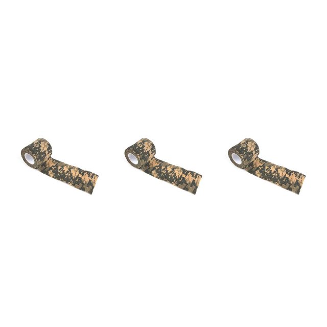 Wosthever Envoltura autoadhesiva para exteriores, cinta de camuflaje, tela no tejida, montañismo, vendaje extraíble sin rastro, camuflaje ACU Type1 NO1