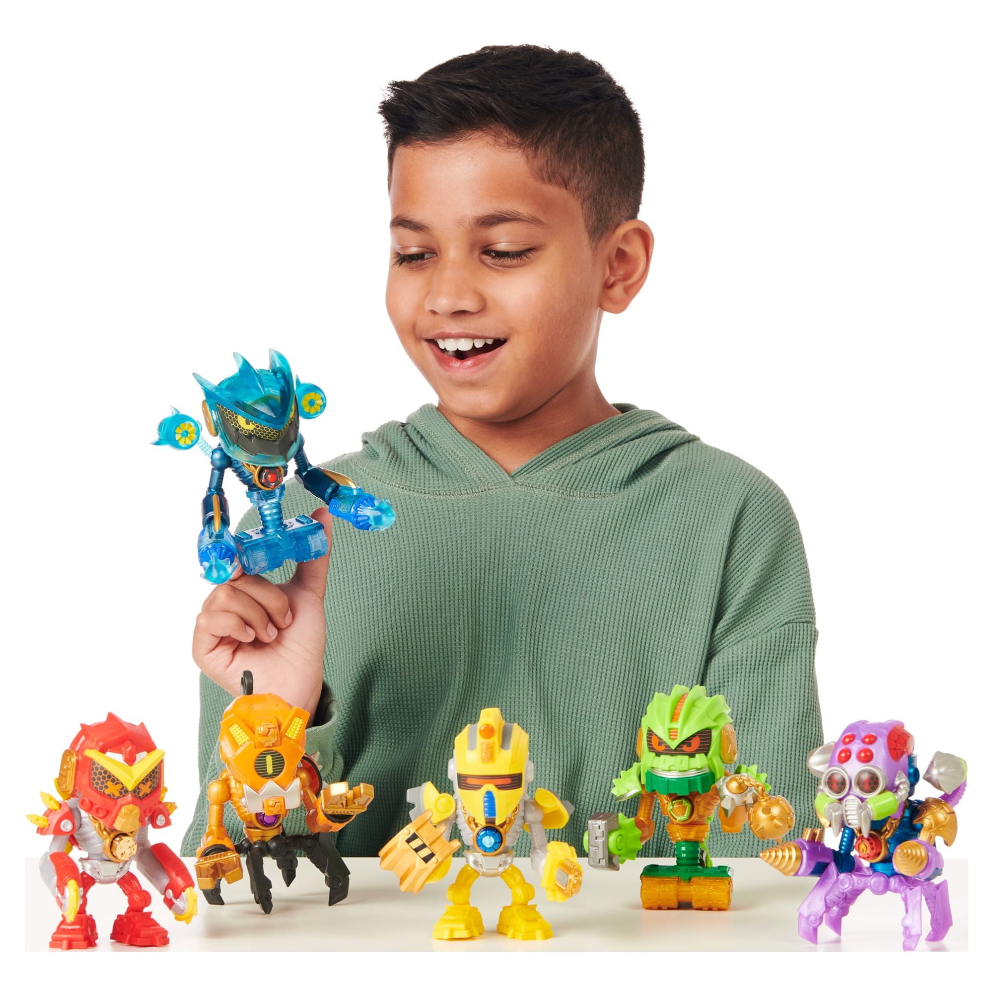 Treasure X Robots Gold 6 Robots To Discover, Ages 5+, Styles May Vary