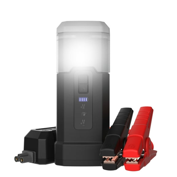 TYPE S 1000A Jump Starter & Work Lantern - Portable Car Battery Jump Starter & Charger with Intelli-Step LED Jump Guide, 360° Work Lantern & Flashlight, Power Bank, Dual-Color LED