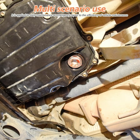 BESTYASH 20Pcs Oil Pan Drain Plug Washer Golden Alloy Seal Gasket Leak Proof Car Repair Replacement Kit